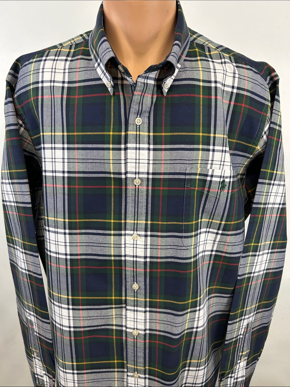 Ralph Lauren long sleeve button down collar shirt.  XXL - Picture 2 of 7